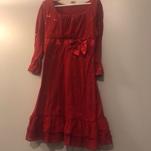 Girls red dress (obviously I know!)